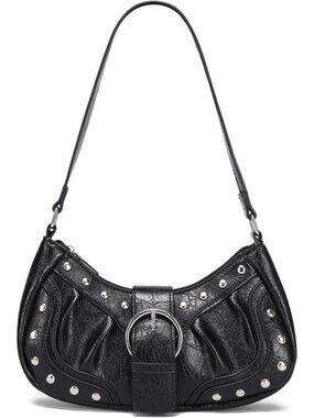 Y2K Purse Small Shoulder Bags for Women with Rivets Punk Style Goth Grunge Emo H